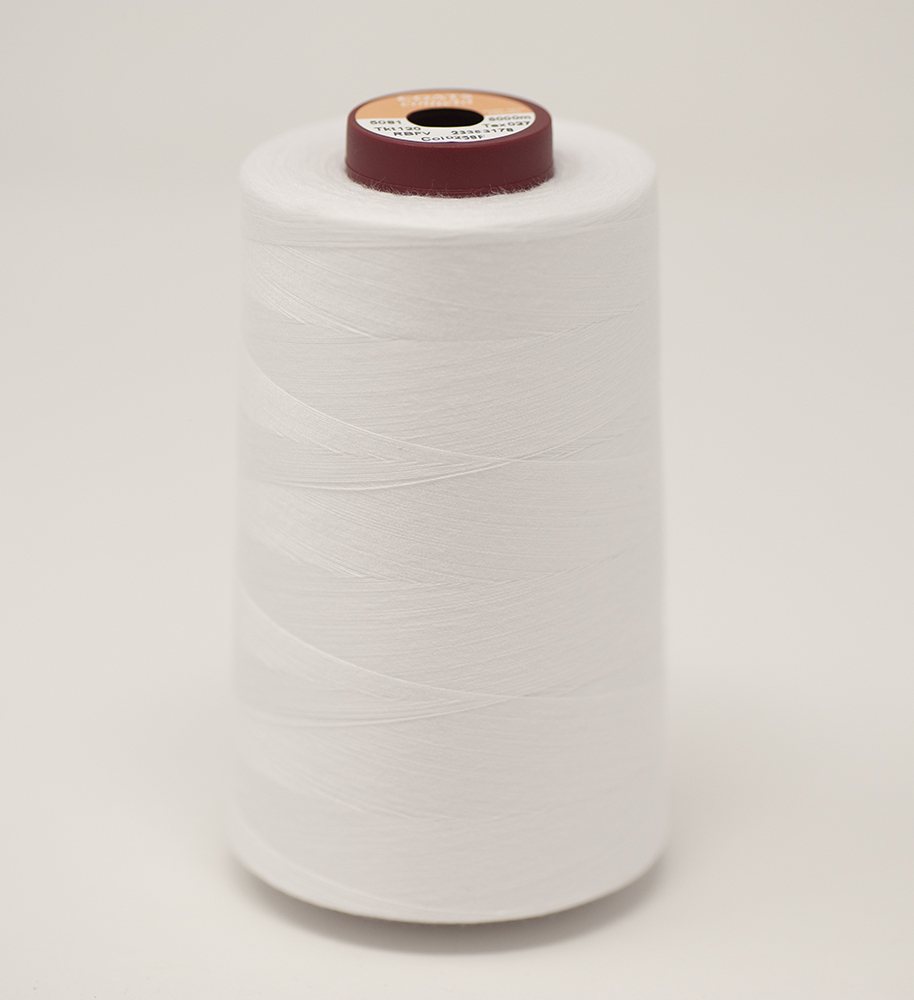 Coats Cometa Sewing Thread 5000m 0259f White