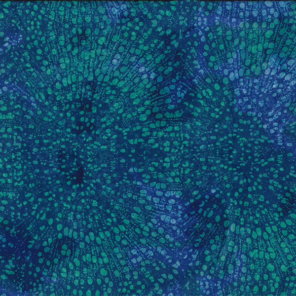 John Louden 50's Cotton Hand Printed Batik Fabric 0253 Col 2