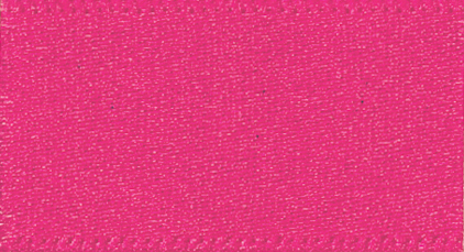 Berisford Shocking Pink Double Faced Satin Ribbon 7mm