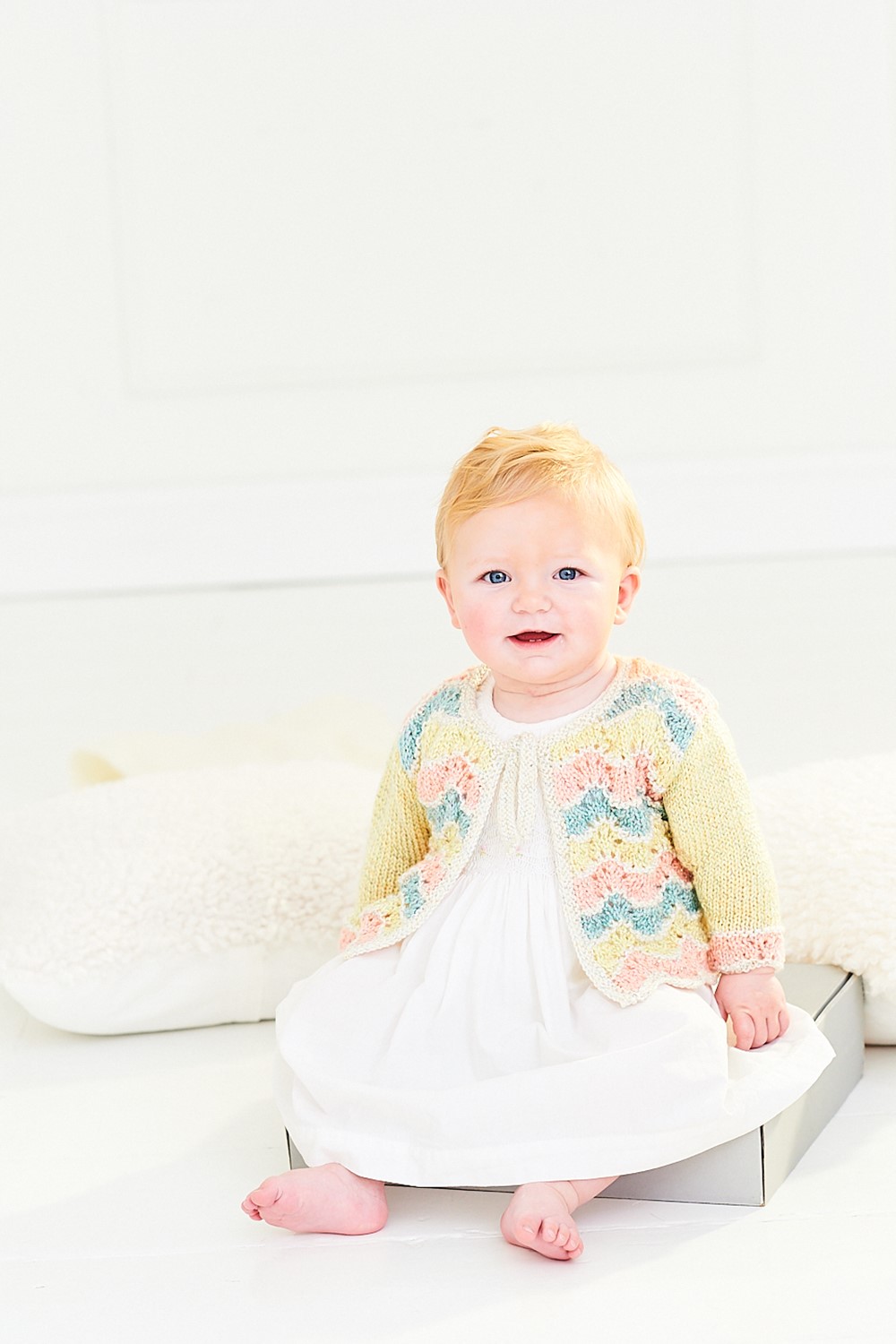 Baby Sparkle Cardigans and Blanket Pattern 9995 