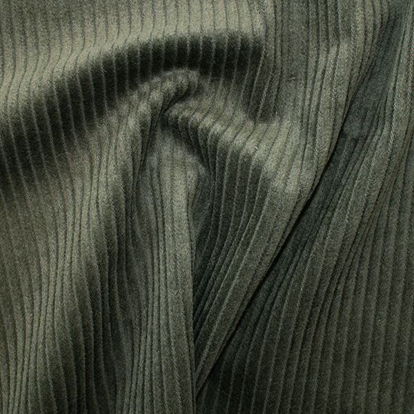 Cotton 4.5 Wale Washed Corduroy Olive