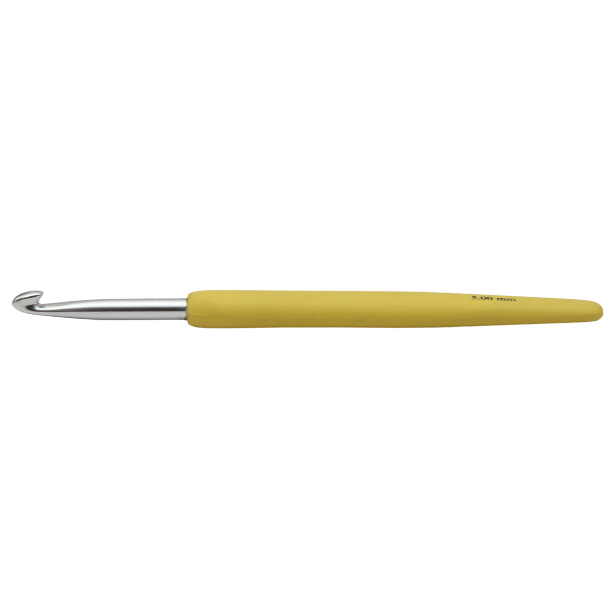 KnitPro Waves Aluminium Crochet Hook Yellow 5.00mm