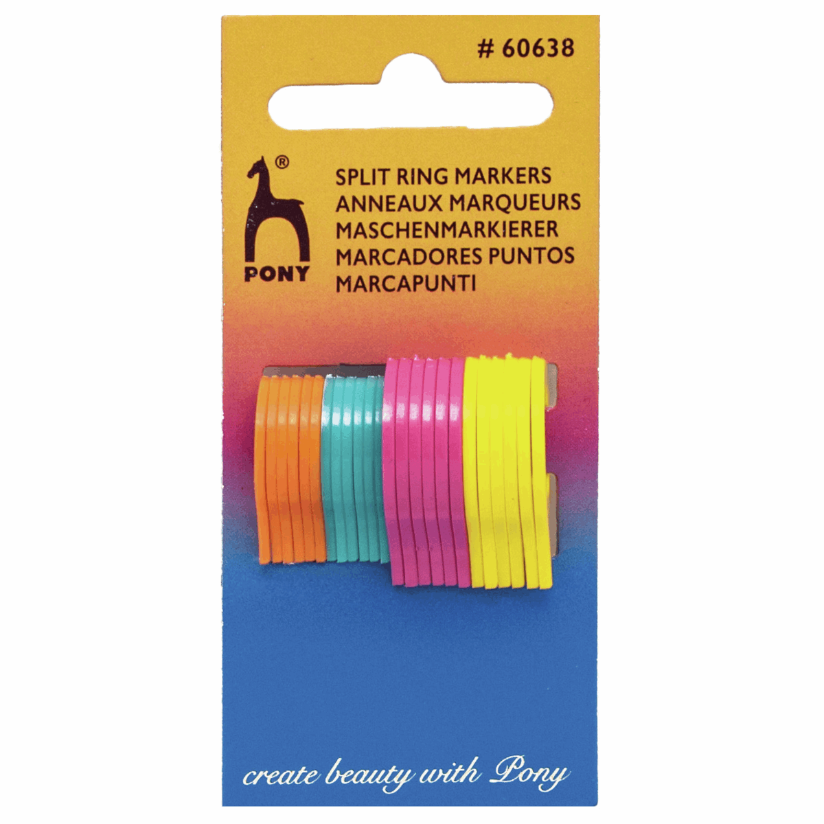 Pony Flat Ring Stitch Markers