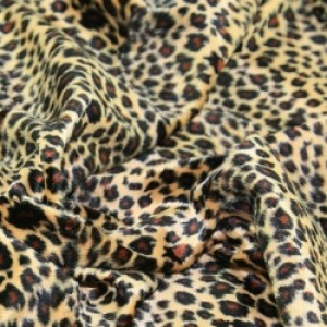 Polyester Velboa Leopard