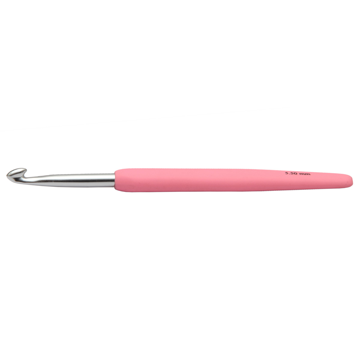 KnitPro Waves Aluminium Crochet Hook Hot Pink 5.50mm