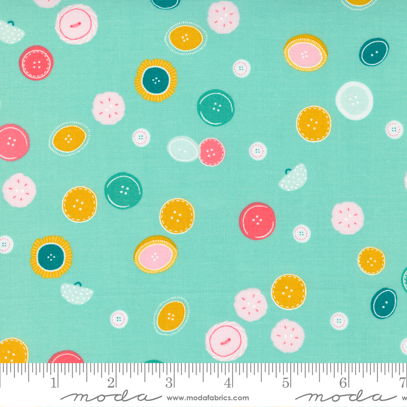 Sew Wonderful Button Drop Novelty Button Aqua 25113 18 