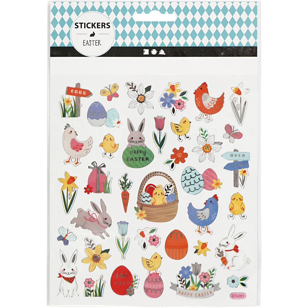 Easter Mix Stickers 1sheet