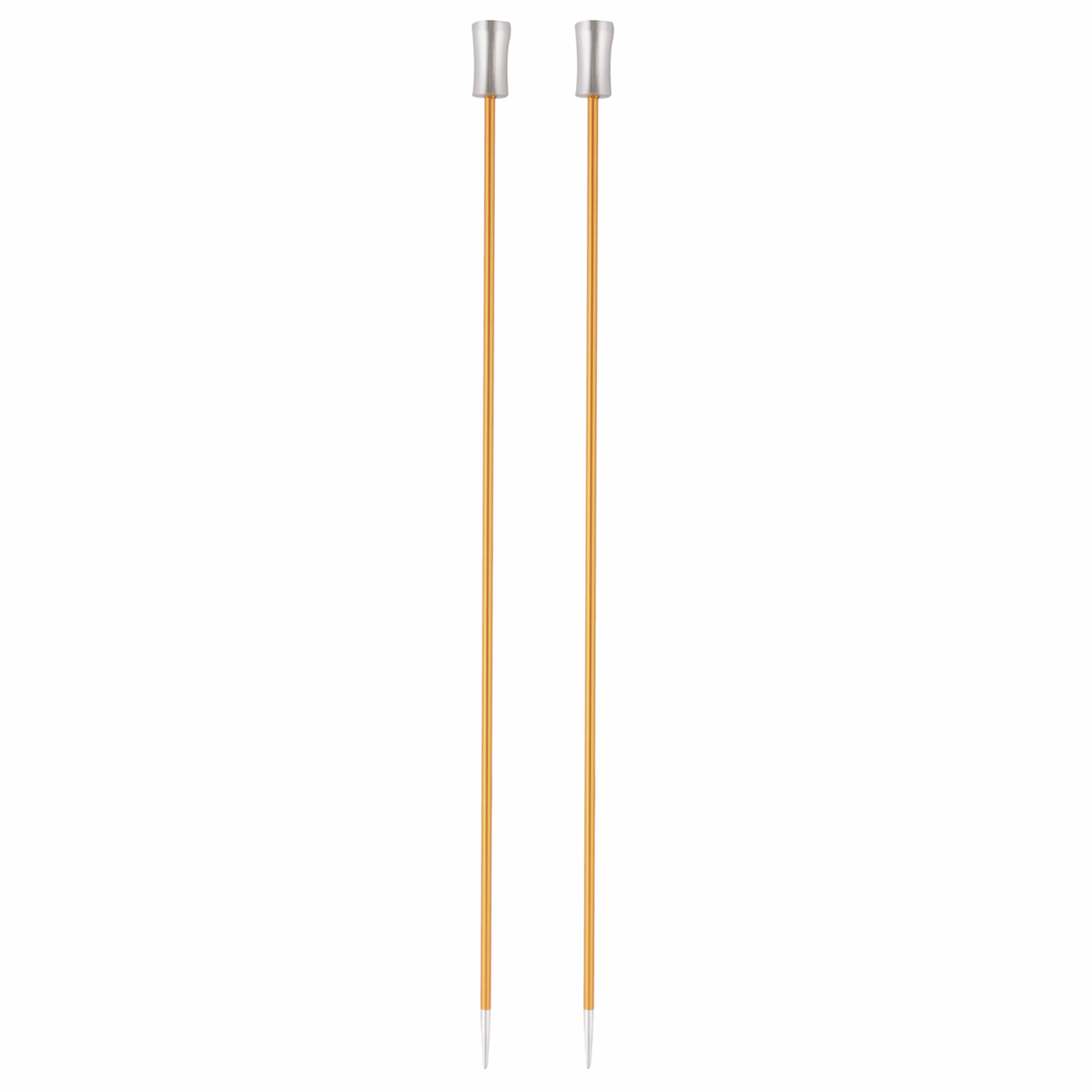 KnitPro Zing: Knitting Pins: Single-Ended: 30cm x 2.25mm Yellow
