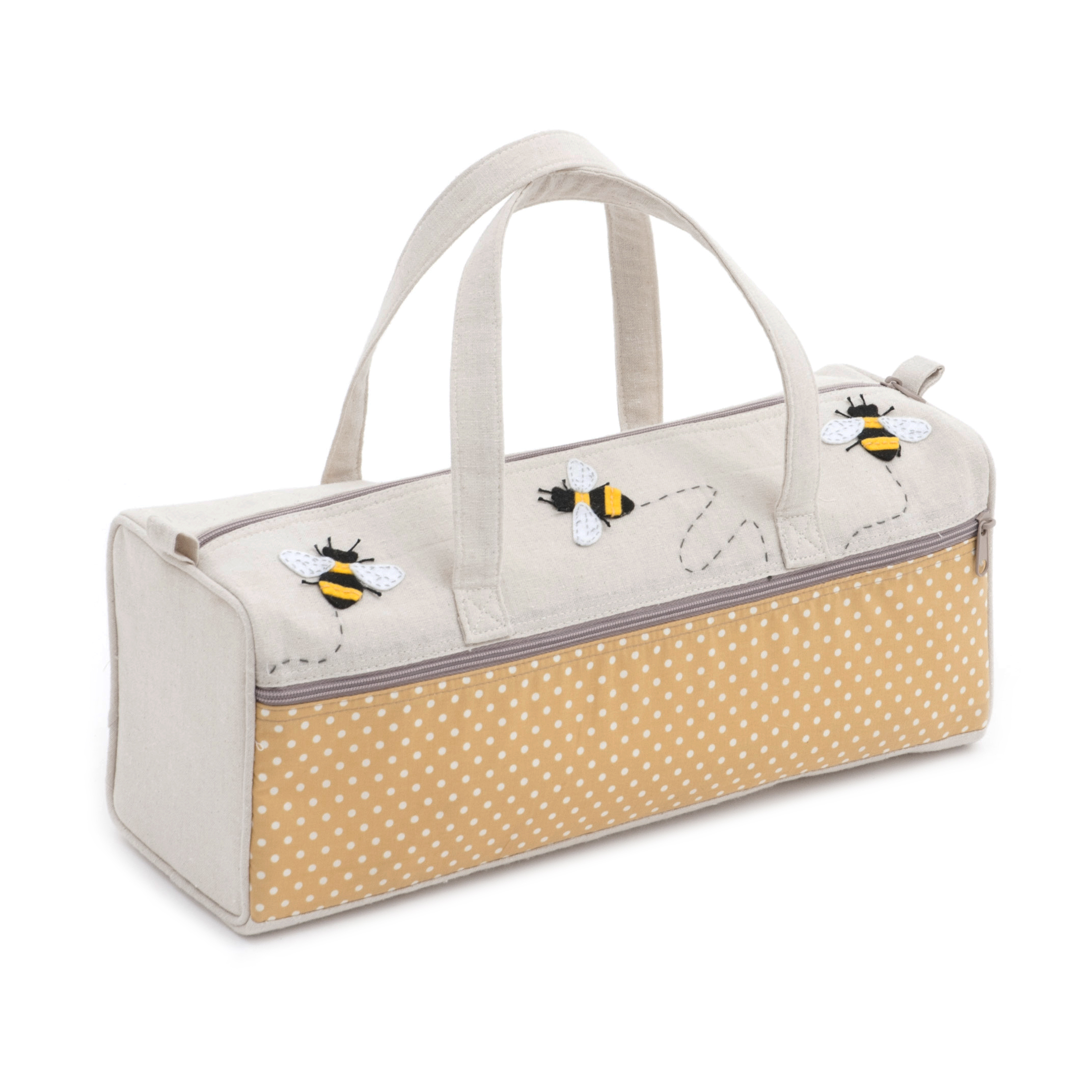 Applique Knitting Bag: Bee