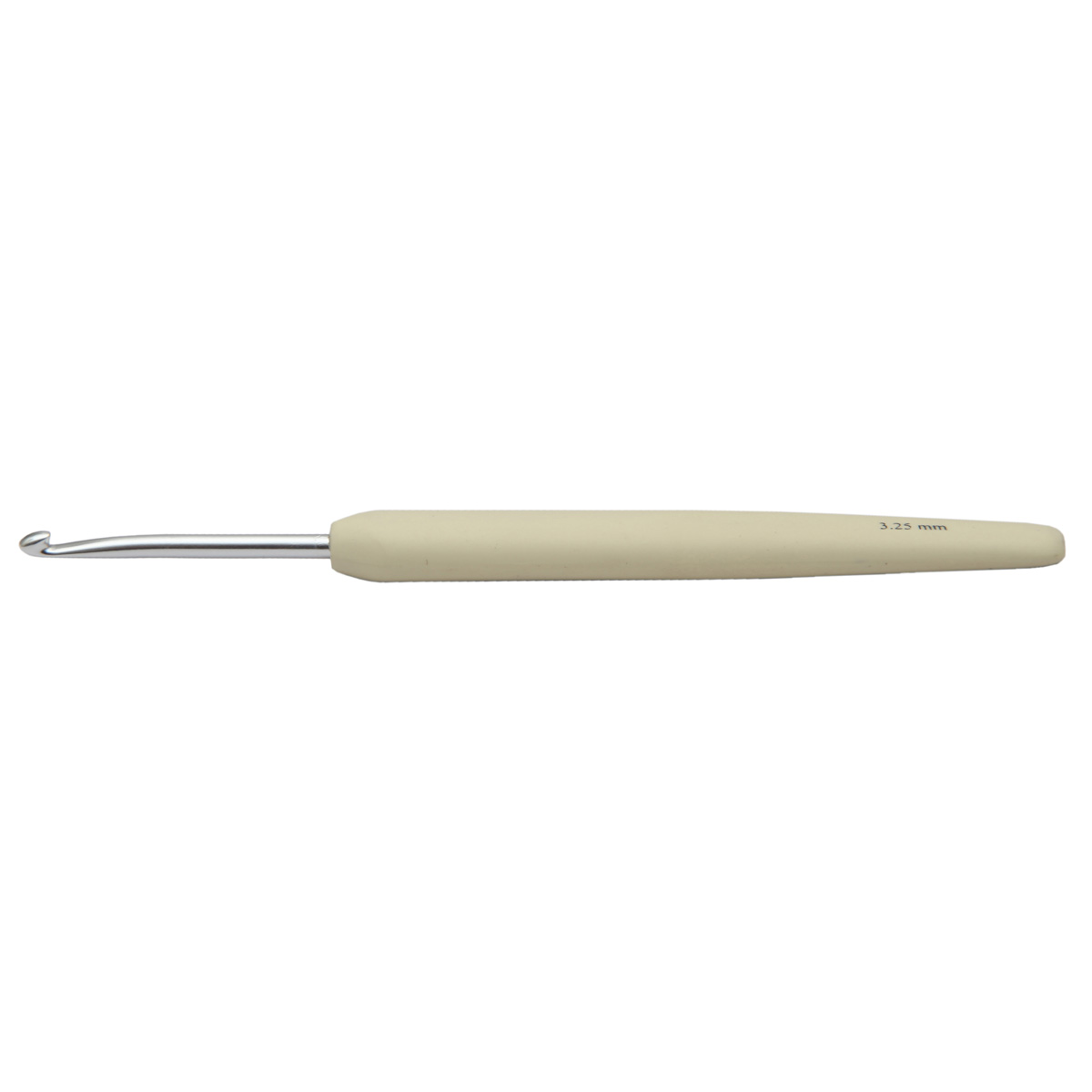 KnitPro Waves Aluminium Crochet Hook Ivory 3.25mm