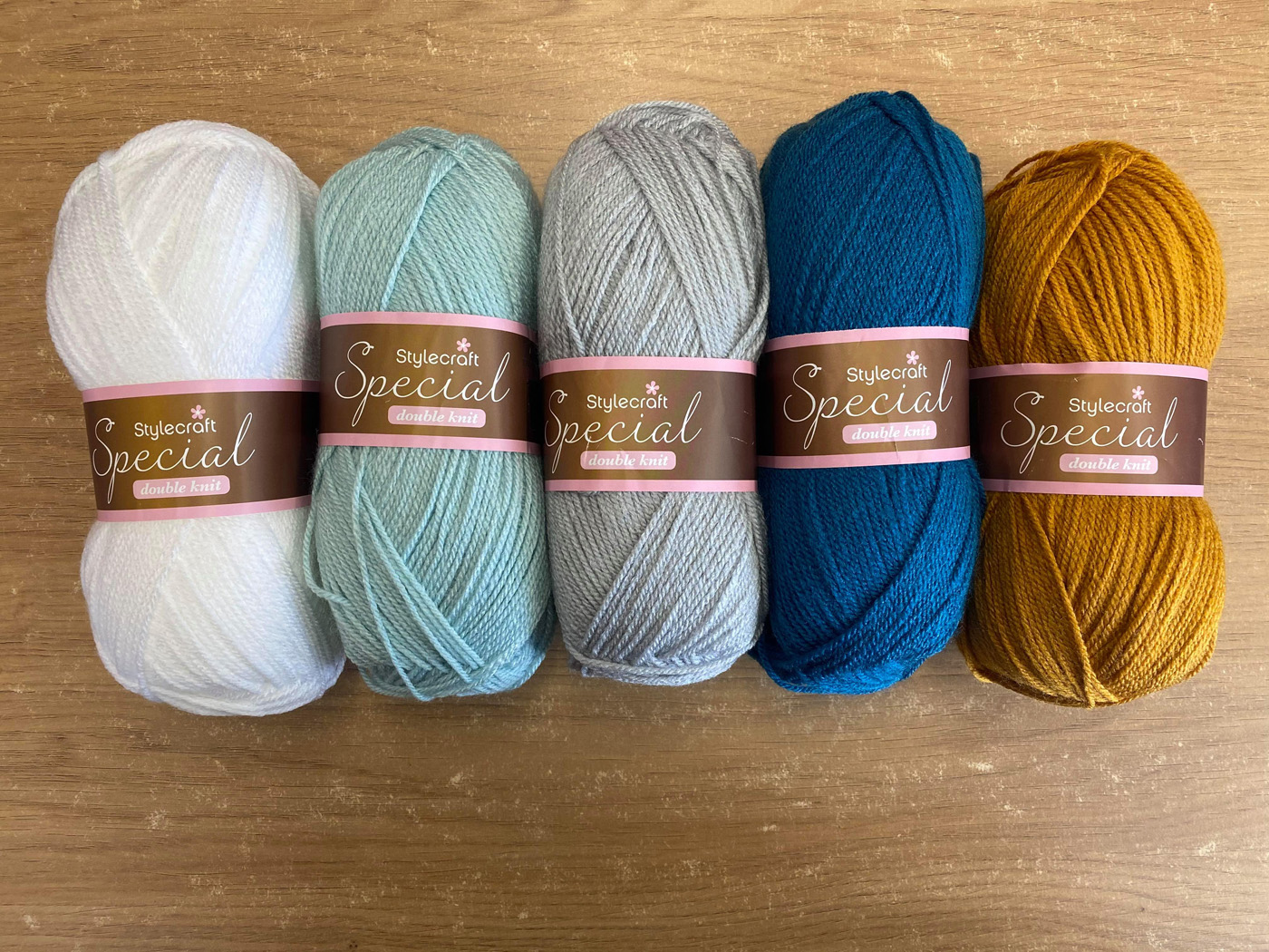 Stylecraft Special DK Mustard And Teal Pack