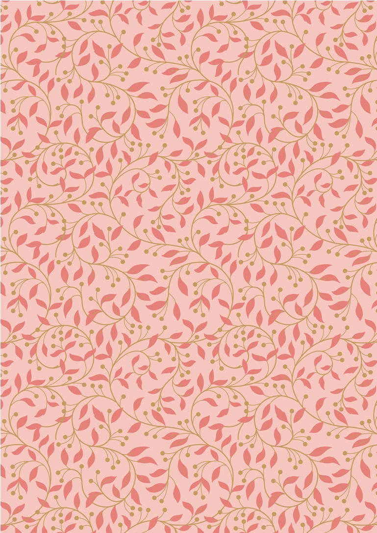 Chieveley - Garland Swirl On Pink