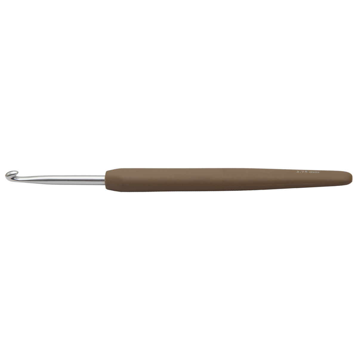 KnitPro Waves Aluminium Crochet Hook Chocolate 3.75mm