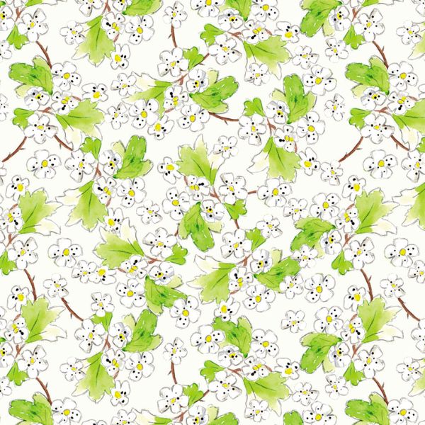 A Country Walk by Debbie Shore Blossom Off White 2967-02
