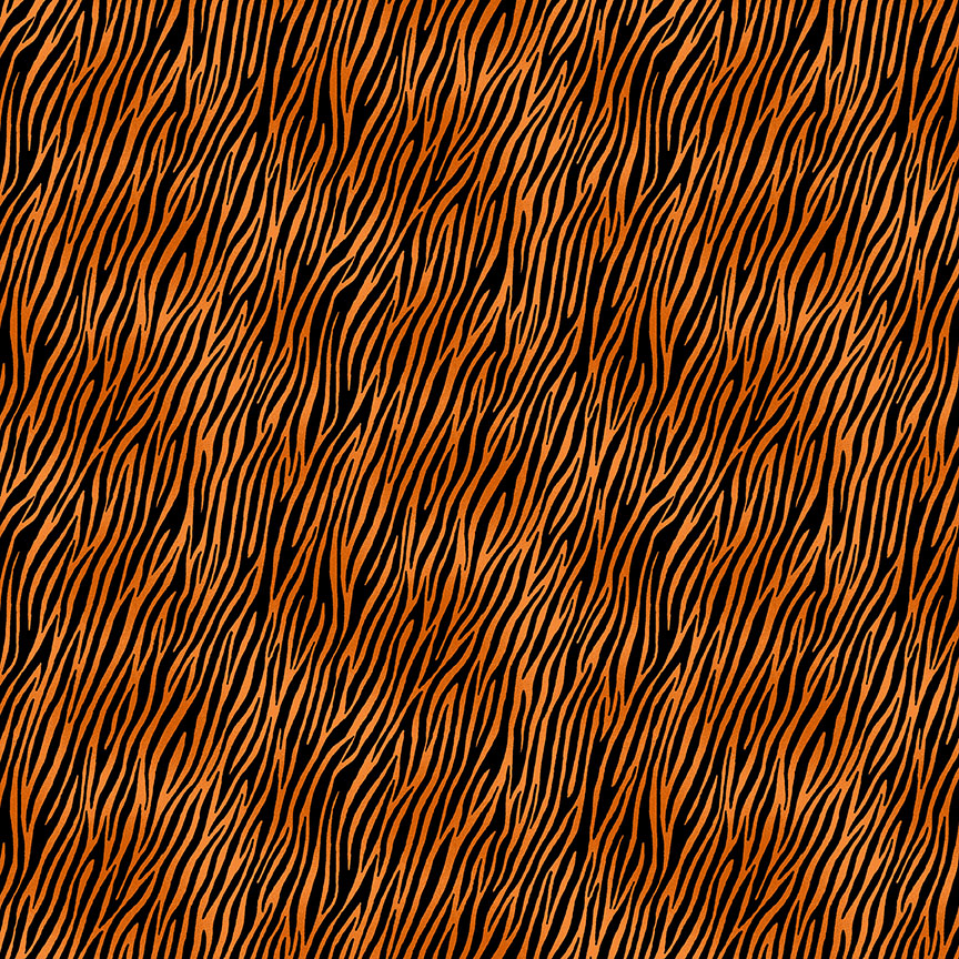 Jewel Tones Zebra Orange