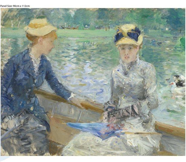 Summer's Day by Berthe Morisot Cotton Panel