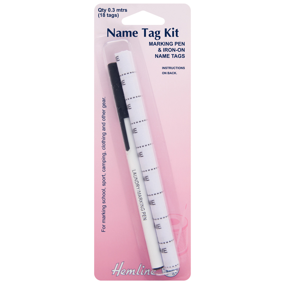 Name Tag Kit - 18 Tags