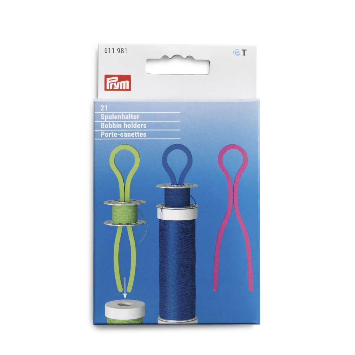 Prym Bobbin holders plastic assorted colours