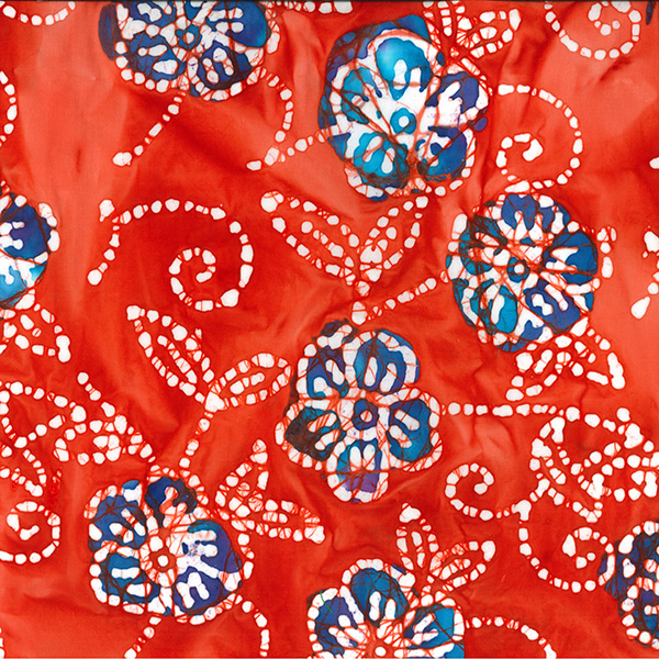 John Louden 50's Cotton Hand Printed Batik Fabric 0240 Col 2