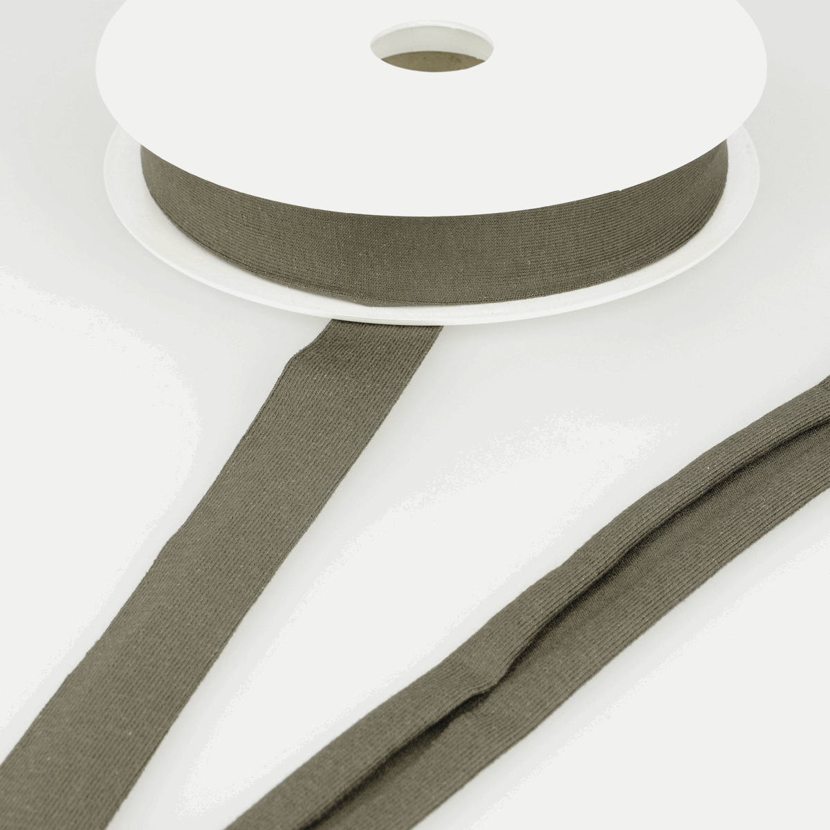 Stretch Jersey Bias Binding Khaki