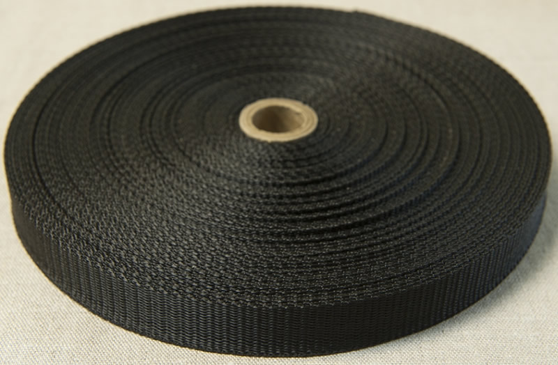 Polyester Webbing Black 20mm