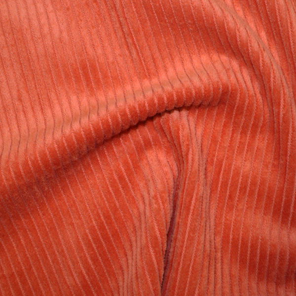 Cotton 4.5 Wale Washed Corduroy Orange