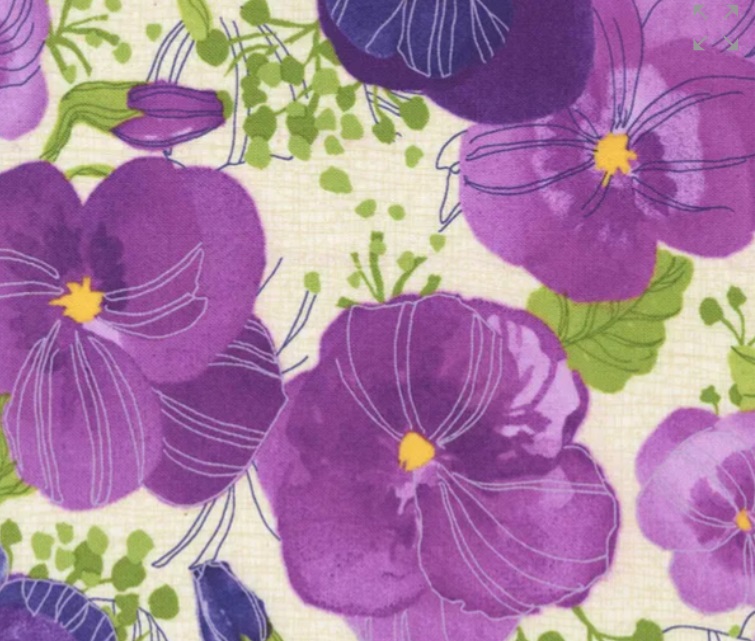 Pansy's Posies Main Pansy Cream 48720-11