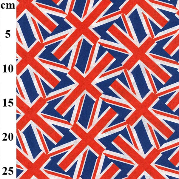 Rose & Hubble Cotton Poplin Union Jack Flag Fabric Large