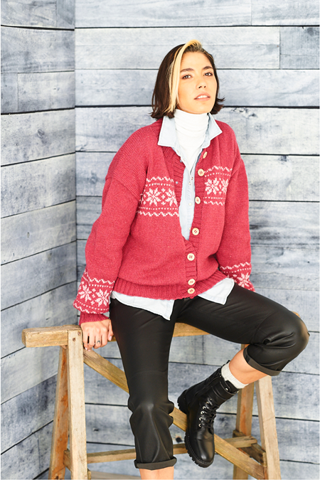 Ladies Cardigans & Snood 9858