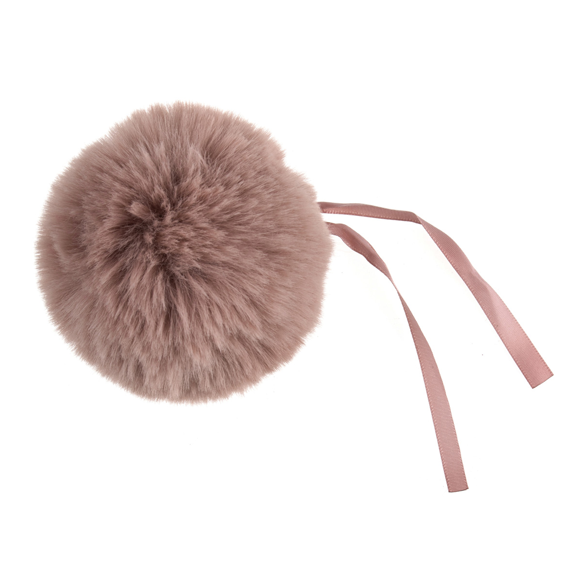 Pom Pom: Faux Fur: Large: 11cm: 1 Piece: Pink
