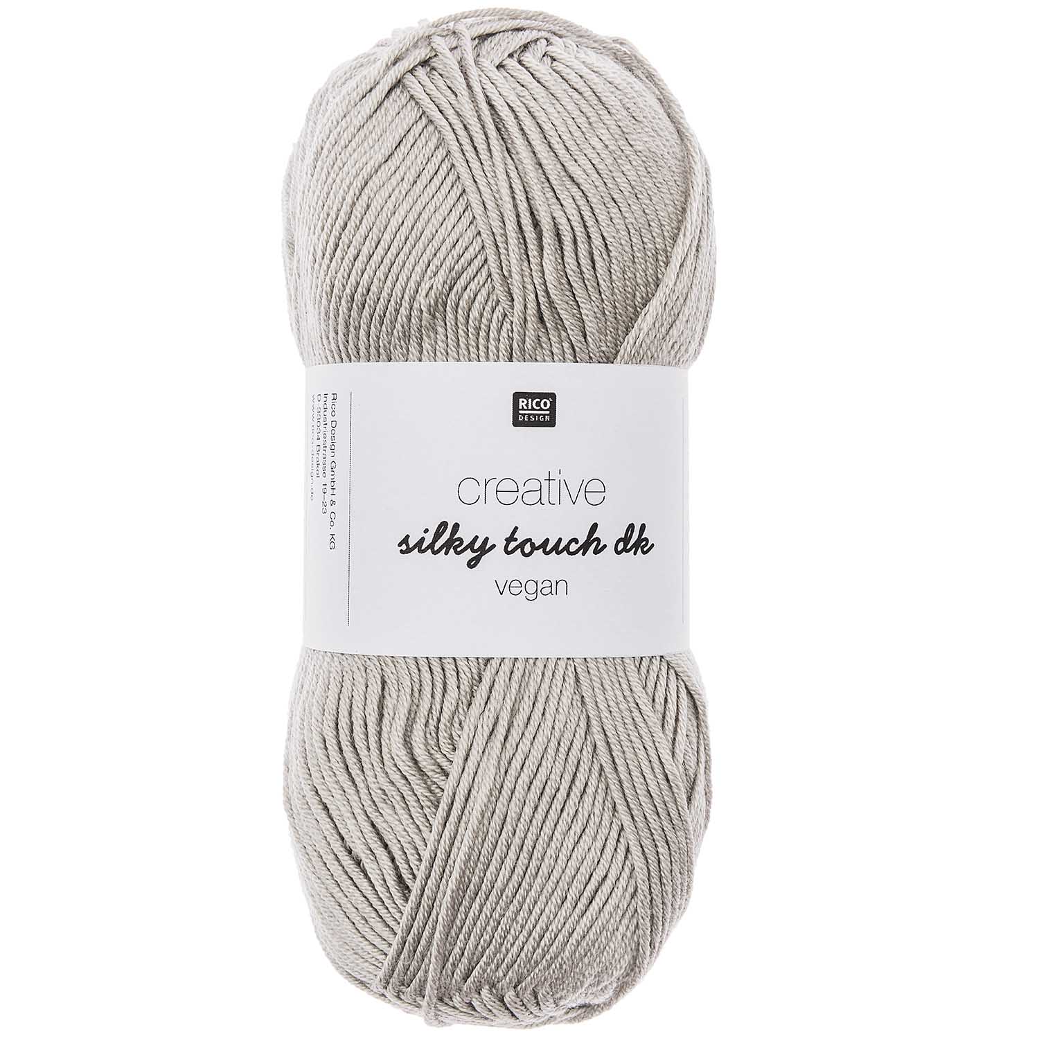 Rico Creative Silky Touch DK - Vegan Yarn Silver Grey 08