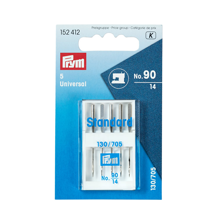 Prym Standard Sewing Machine Needles, 130/705, 90/14