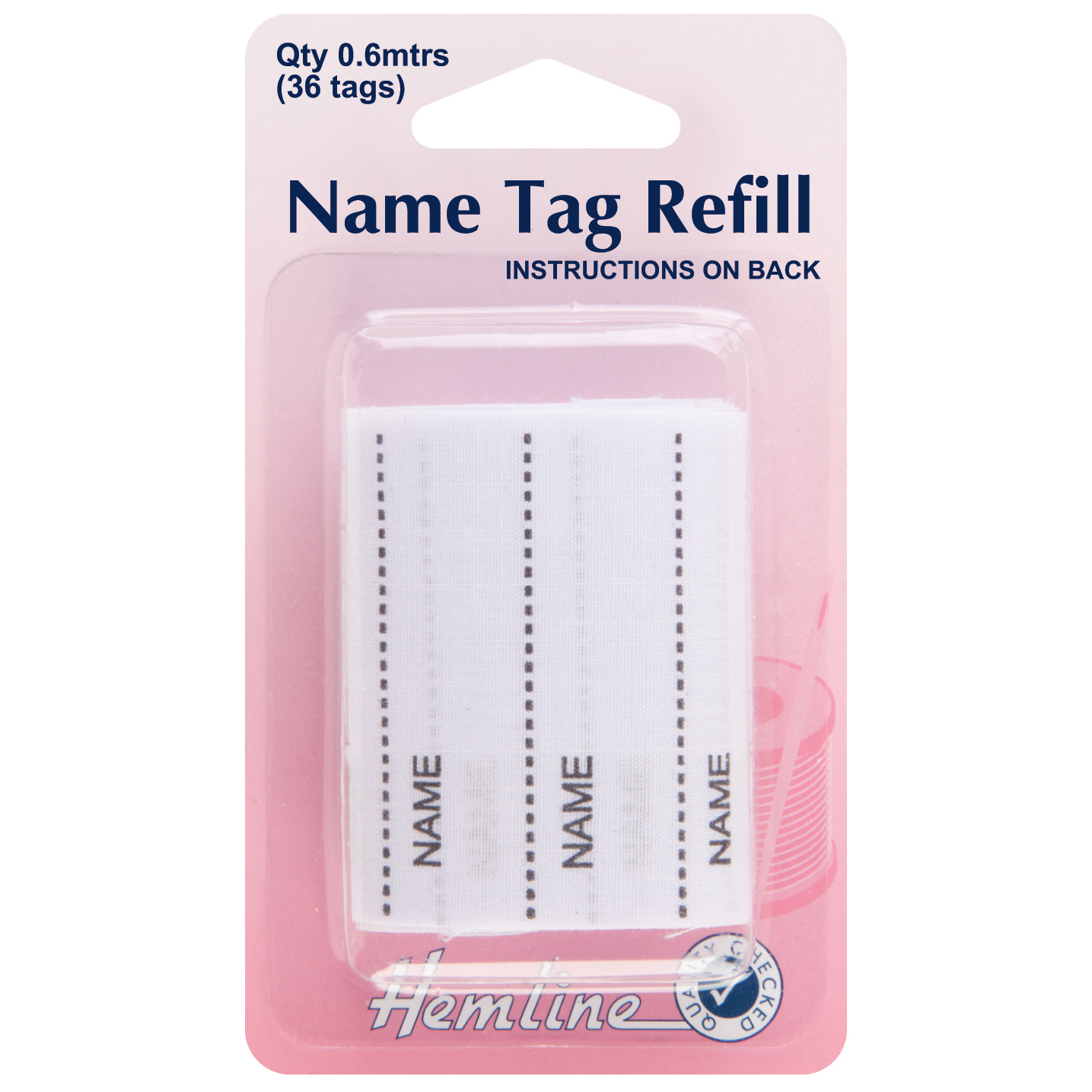 Name Tag Refill - 36 Tags