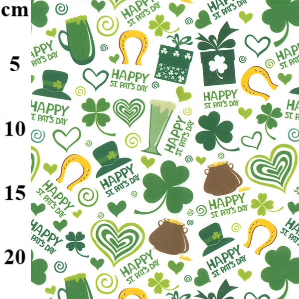 Rose & Hubble Cotton Poplin Celebrations St Patricks Day