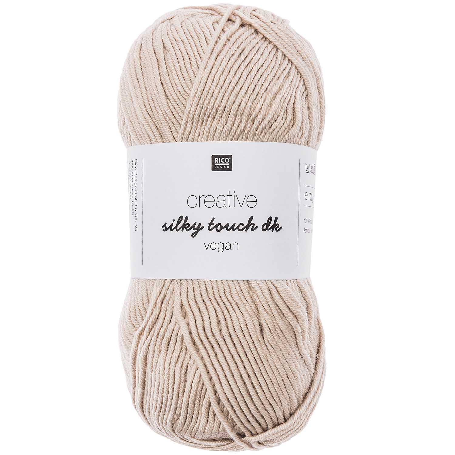 Rico Creative Silky Touch DK - Vegan Yarn Beige 02