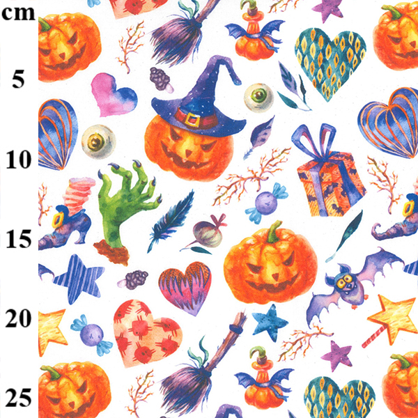 Rose & Hubble 60â€³ Digital Halloween Cotton Print