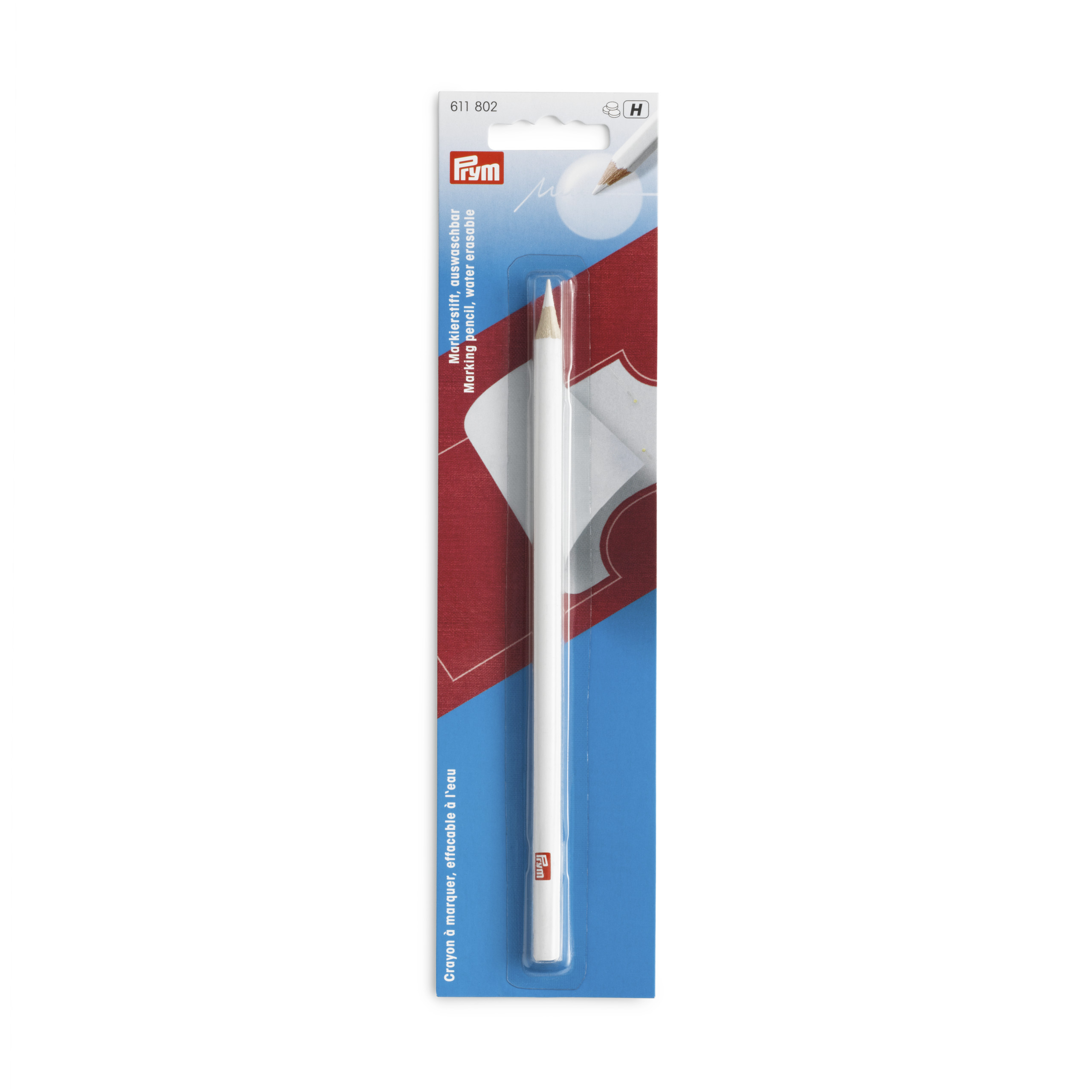 Prym Marker Pen, Water-Erasable, White