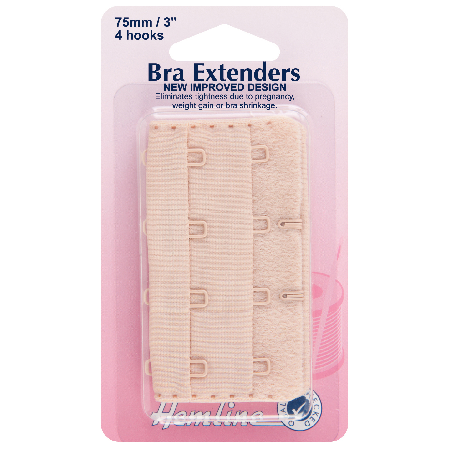 Bra Back Extenders: Nude - 75mm