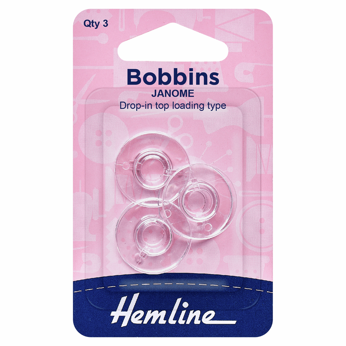 Plastic Bobbins: Janome/New Home