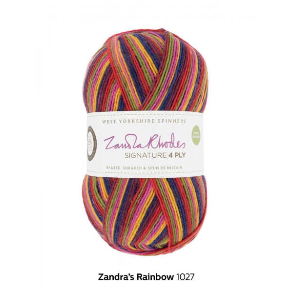 Signature 4ply - Zandra Rhodes - Zandra's Rainbow 1027