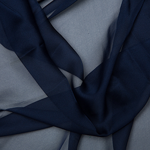 Cationic Chiffon Navy