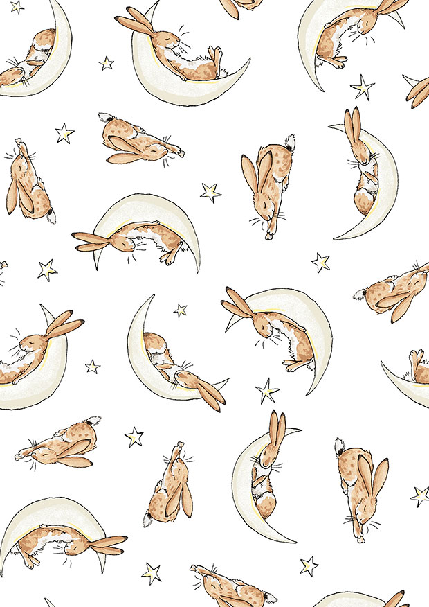 Clothworks Guess How Much I Love You Fabric