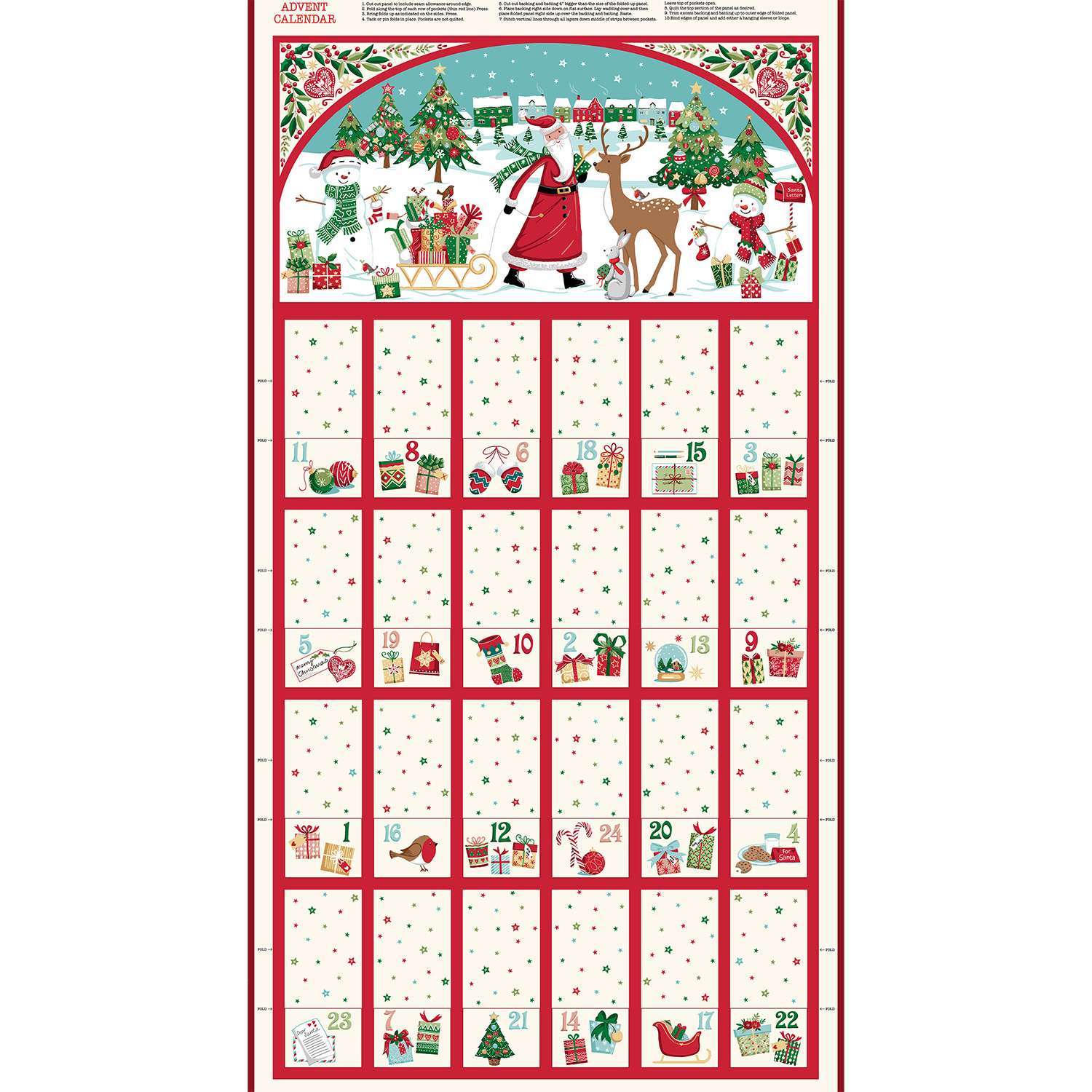  Christmas Wishes Advent Panel