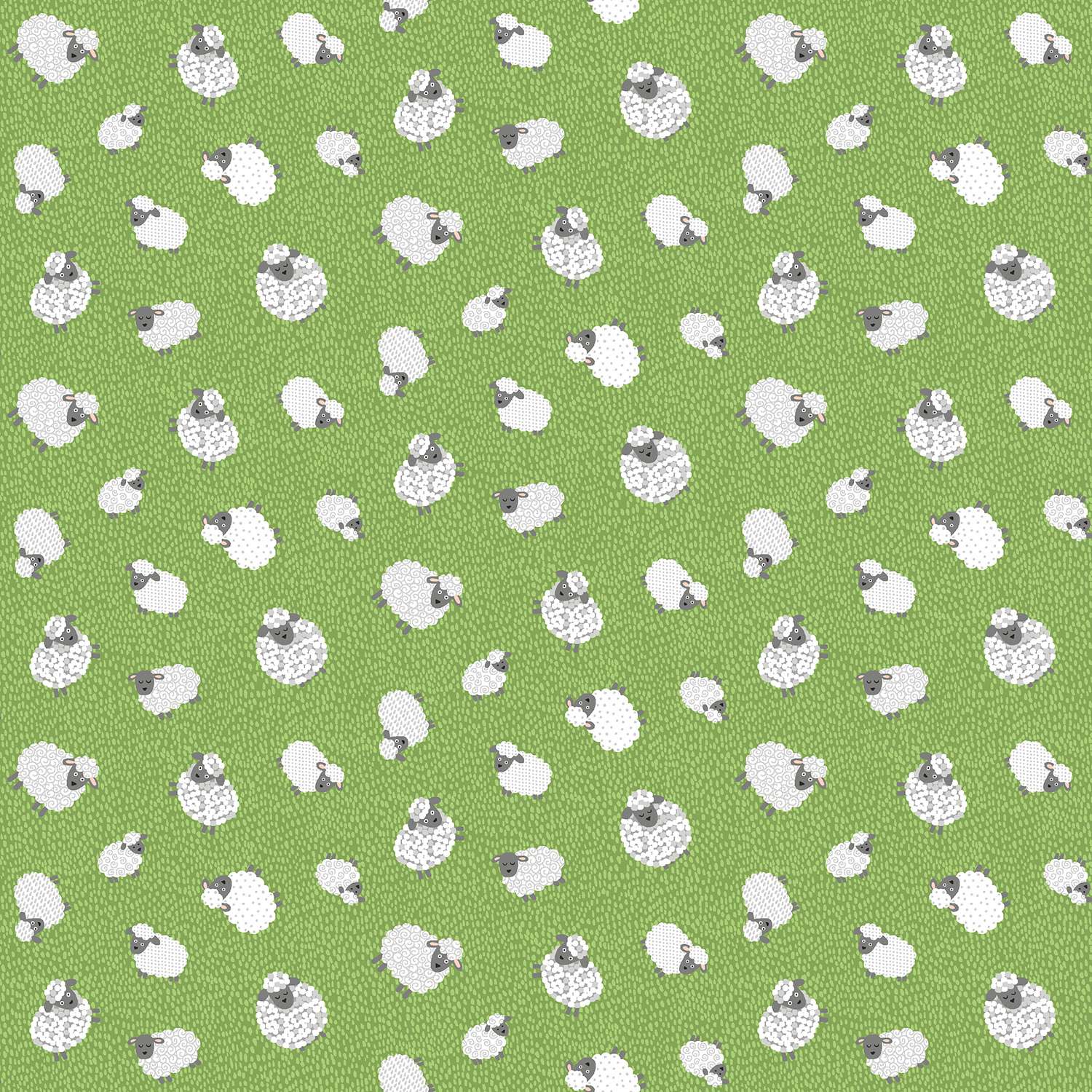 Fun on the Farm Woolly Sheep-Green