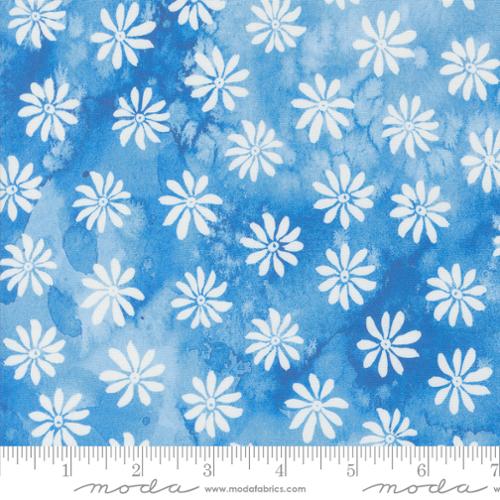 MODA Sunshine & Blue- Flower Shower Florals Watercolor