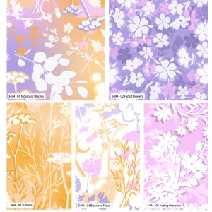Floral Impressions-5 Fat Quarter Set