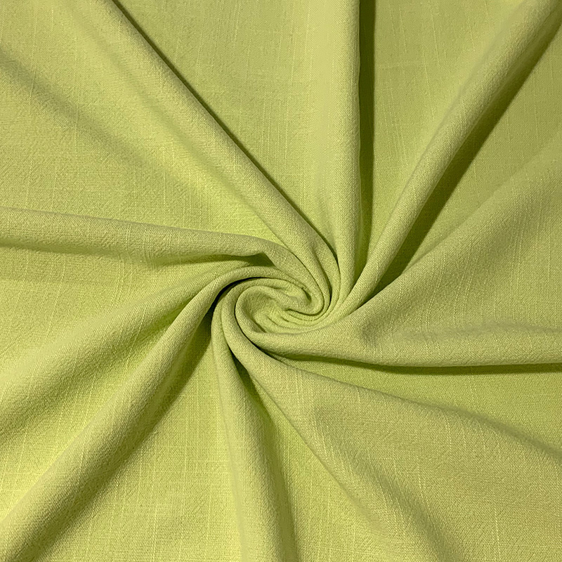 Linen, Viscose Slub-Apple