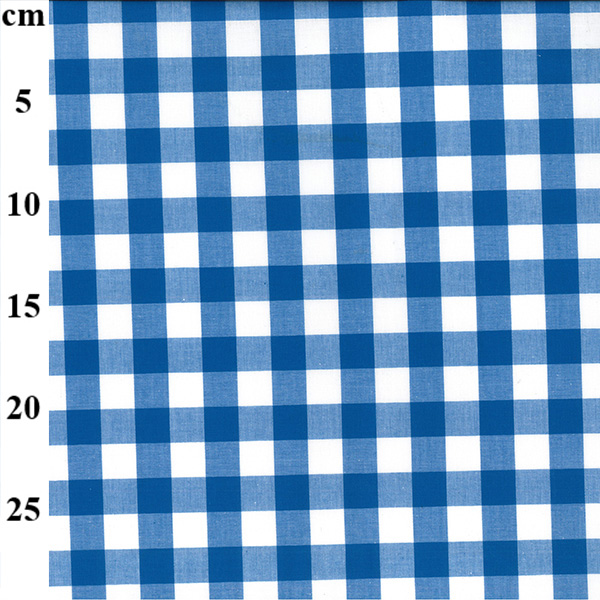 Cotton Gingham Yarn Dyed Royal