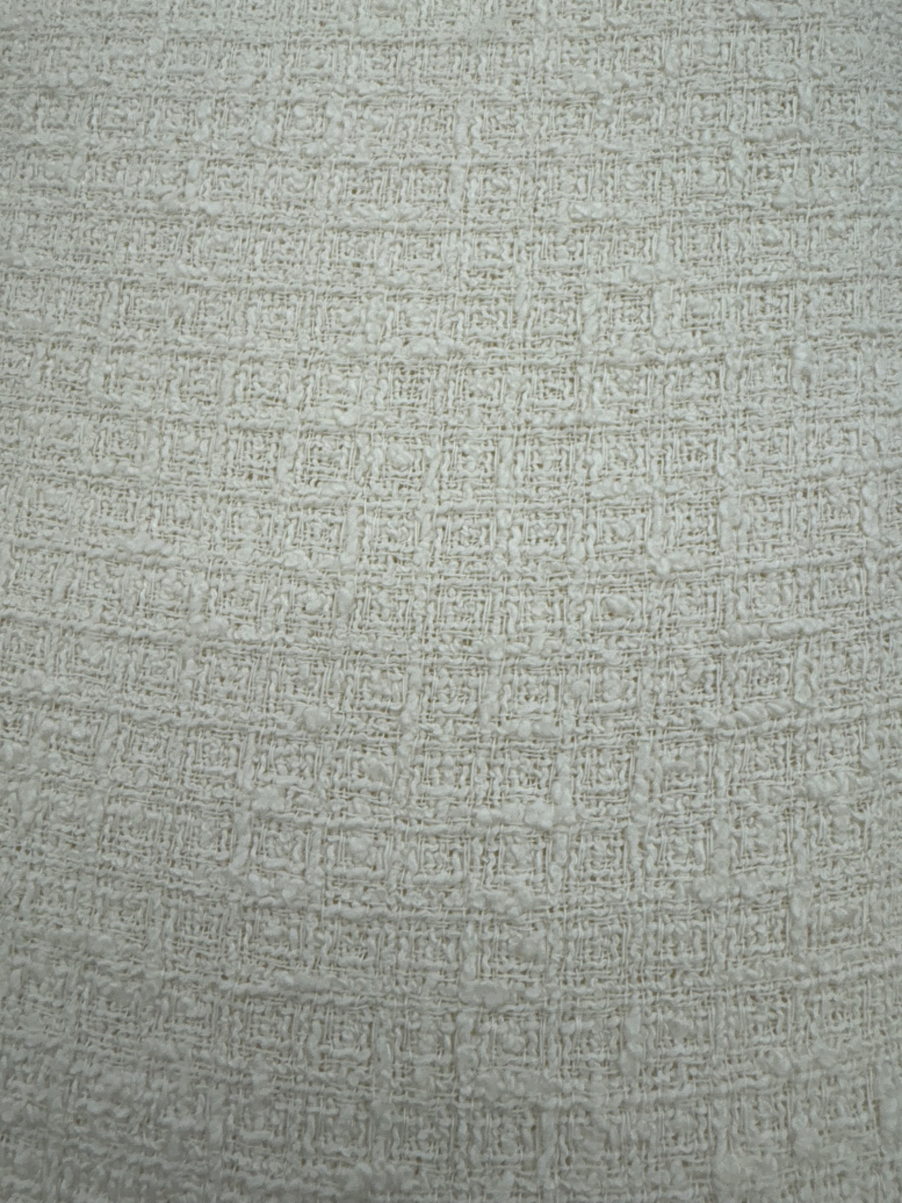  Cotton, viscose and Polyamide textured fabric-White