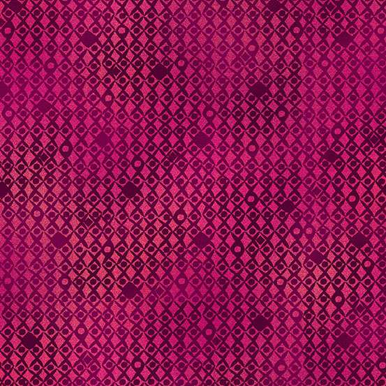 Makower Tropica Lattice-Red